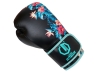 Rękawice bokserskie damskie Legion Octagon Flower black/sea green + workoplecak GRATIS