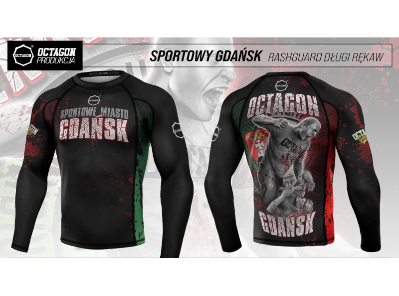 RASHGUARD DLUGI REKAW "SPORTOWE MIASTO GDANSK"