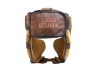 Kask bokserski Legion Octagon PRO Oldschool brown SKÓRA