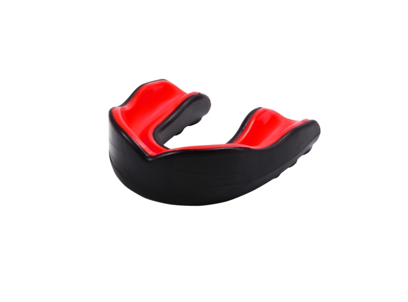 Żelowy ochraniacz na zęby/szczęka Octagon Basic black/red