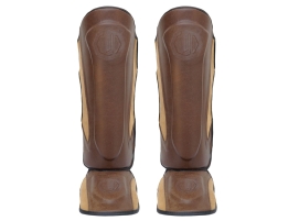 Ochraniacze Legion Octagon PRO Oldschool piszczel/stopa brown