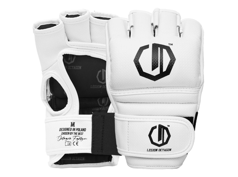 Rękawice MMA Legion Octagon KEVLAR white