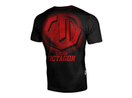 T-shirt Legion Octagon Conquest Black/Red – Męska Koszulka Octagon | Streetwear & Sporty Walki