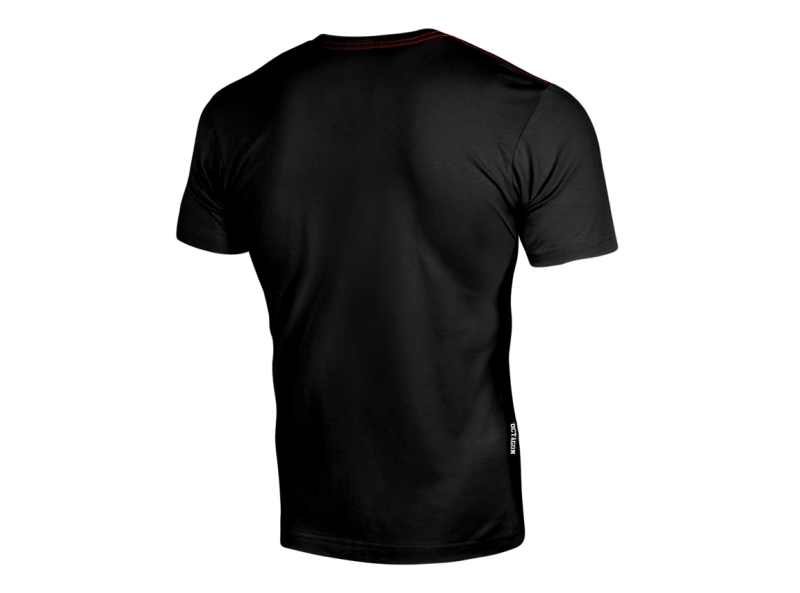 T-shirt Octagon Small Logo Black/Red – Sportowa Koszulka Premium