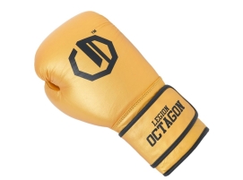 Rękawice bokserskie Legion Octagon Golden – Limitowana Edycja z Plecakoworkiem