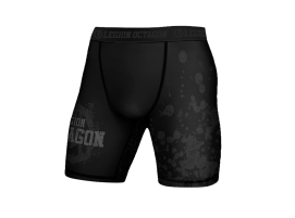 Spodenki kompresyjne Legion Octagon Grunge Black/Grey – Wytrzymałe i Komfortowe