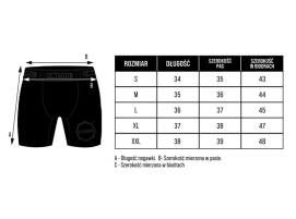 Spodenki kompresyjne Legion Octagon Grunge Black/Grey – Wytrzymałe i Komfortowe