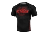 Rashguard Legion Octagon PREMIUM Grunge Black/Red – Wytrzymały i Komfortowy