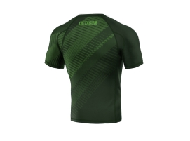 Rashguard Octagon PREMIUM Blocks Green – Wytrzymały i Komfortowy