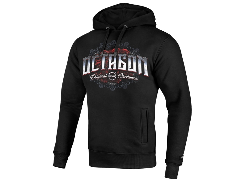 Bluza Octagon Santa Muerte z kapturem – Stylowa i Komfortowa