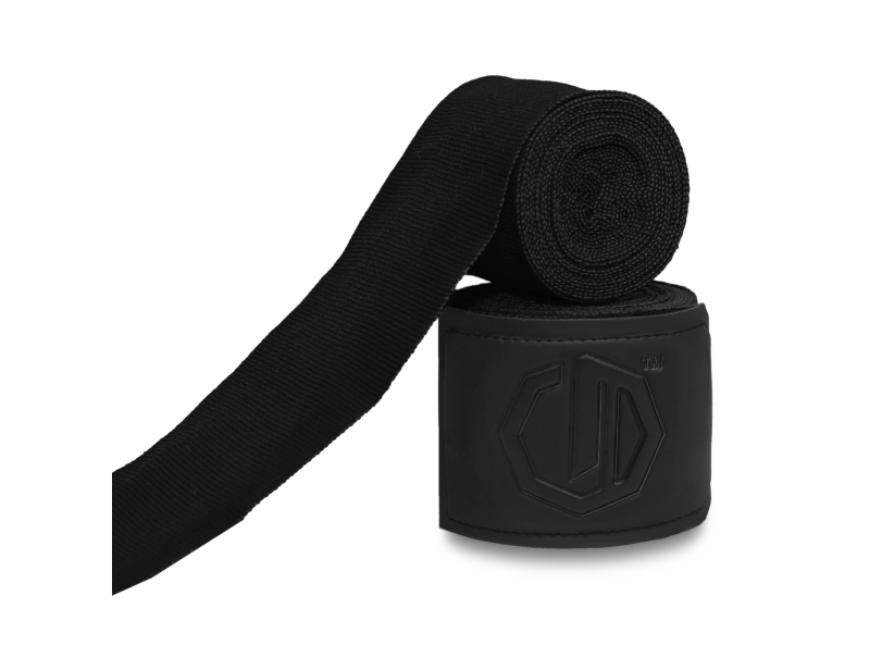 Owijki bokserskie Legion Octagon Supreme Black/Black 5m – Wytrzymałe i Komfortowe