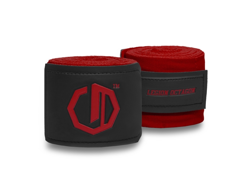 Owijki bokserskie Legion Octagon Supreme Burgundy – Wytrzymałe i Stylowe