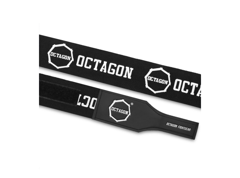 Owijki bokserskie Octagon Fightgear Supreme Black/White 3m – Wytrzymałe i Stylowe