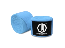 Owijki bokserskie Legion Octagon Standard Light Blue 3m – Wytrzymałe i Komfortowe