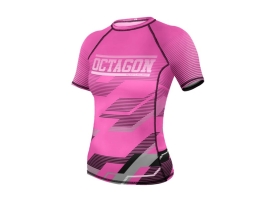 Rashguard damski Octagon PREMIUM Racer pink