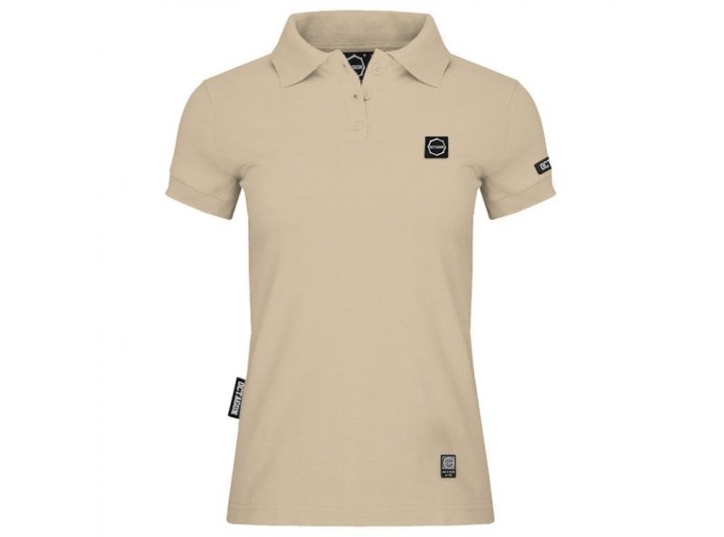 Koszulka damska Polo Octagon CLASSIC beige
