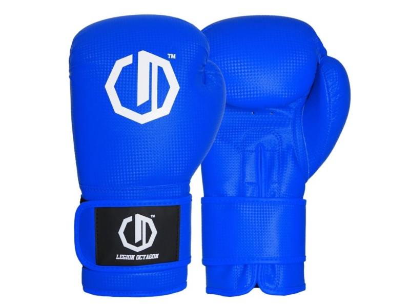 Rękawice bokserskie Octagon Legion Kevlar Blue – wytrzymałe rękawice treningowe