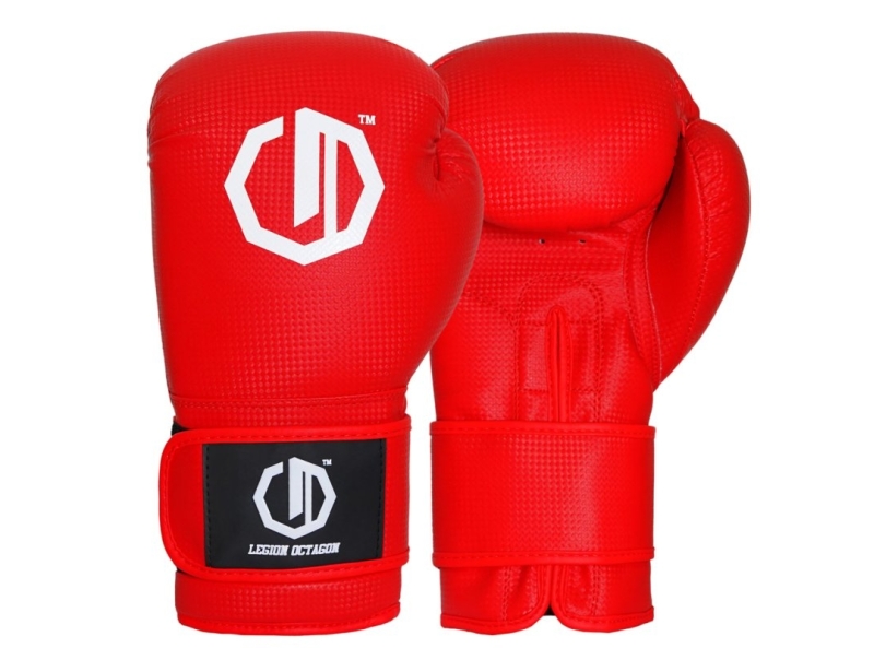 Legion Octagon Kevlar Red – profesjonalne rękawice bokserskie