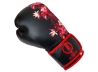 Rękawice bokserskie damskie Legion Octagon Flower black/red + workoplecak GRATIS
